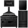 48 in. Dual Fuel Range, Range Hood, Microwave Drawer, Dishwasher, Refrigerator L53773