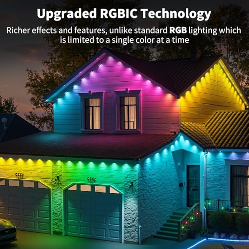 200FT Outdoor Lights with 100 LEDs, IP67 Waterproof T191917