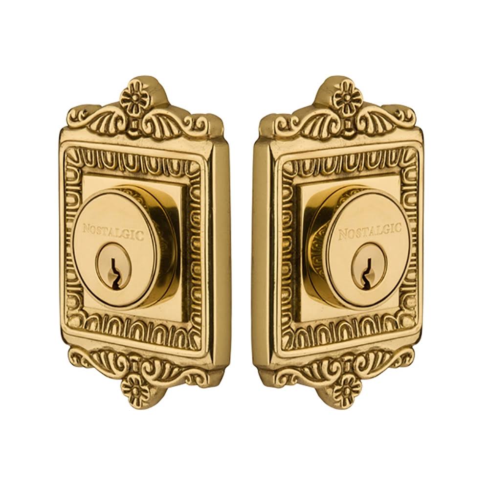 Polished Brass Double Cylinder Deadbolt L978