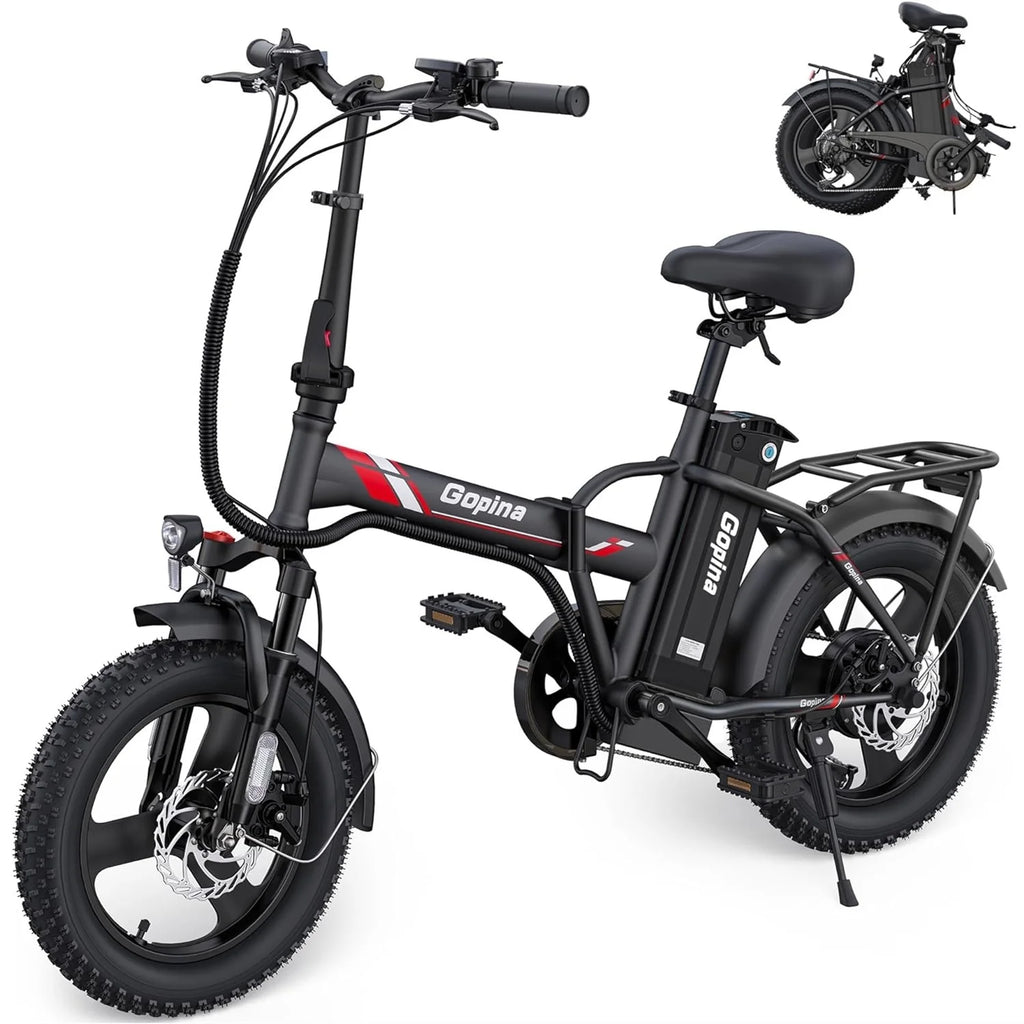 350W Folding Electric Bike 16 x 3.0 Fat Tire B682