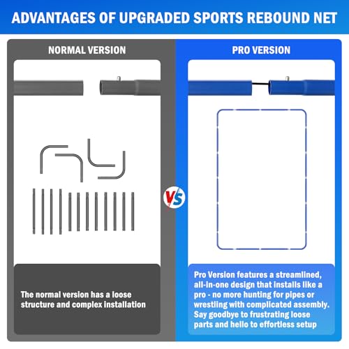 Lacrosse Rebound Net with Target Strike Zone L14728