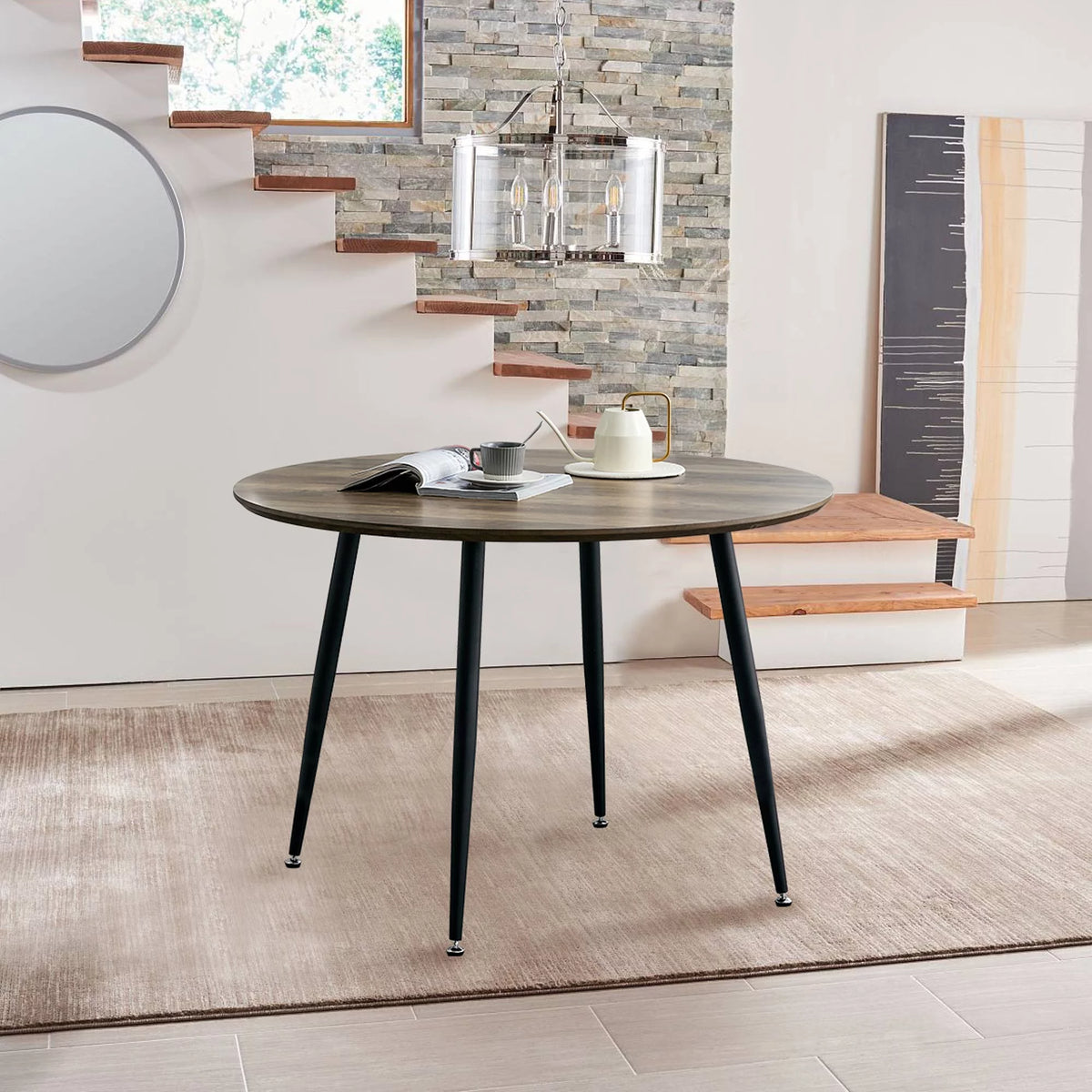 44.8 inch MDF Round Dining Table E832349