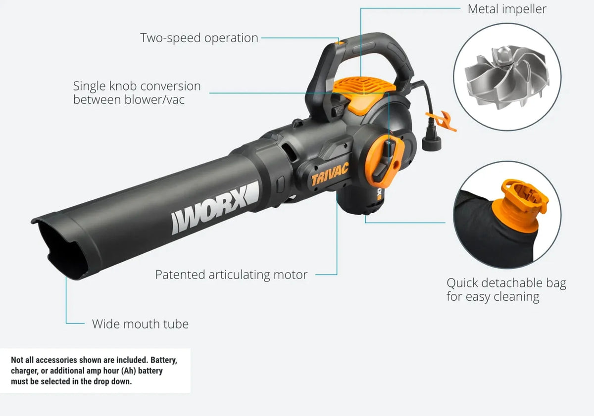 Corded Electric Leaf Blower Mulcher Yard Vacuum D289