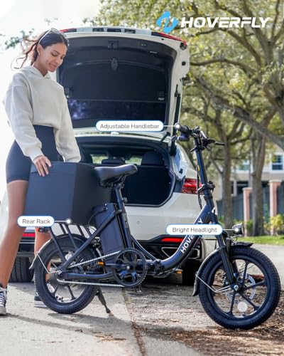 16" Folding Electric Bike with Removable Battery U9677