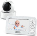 5 Large Display 720p HD Baby Monitor with 2 Cameras V433