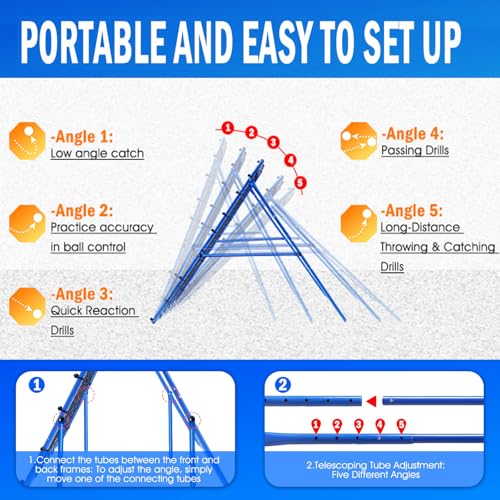 Lacrosse Rebound Net with Target Strike Zone L14728