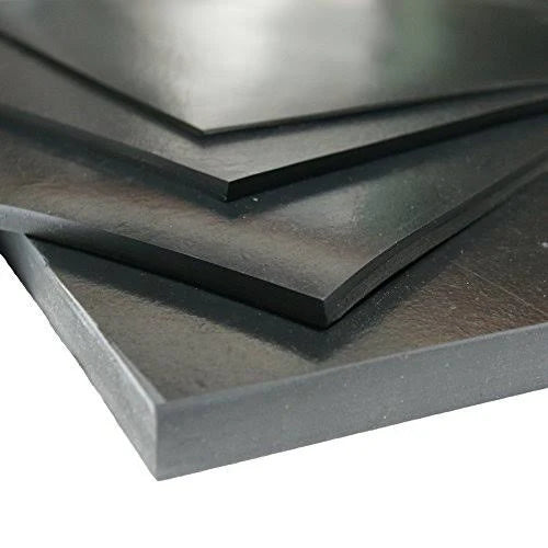 Black 3/16 in. 60A Neoprene Rubber Sheet H8463