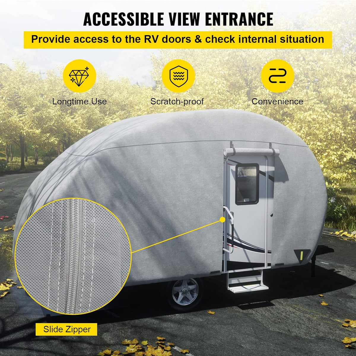Teardrop Trailer Cover for 16' - 18' Trailers L150
