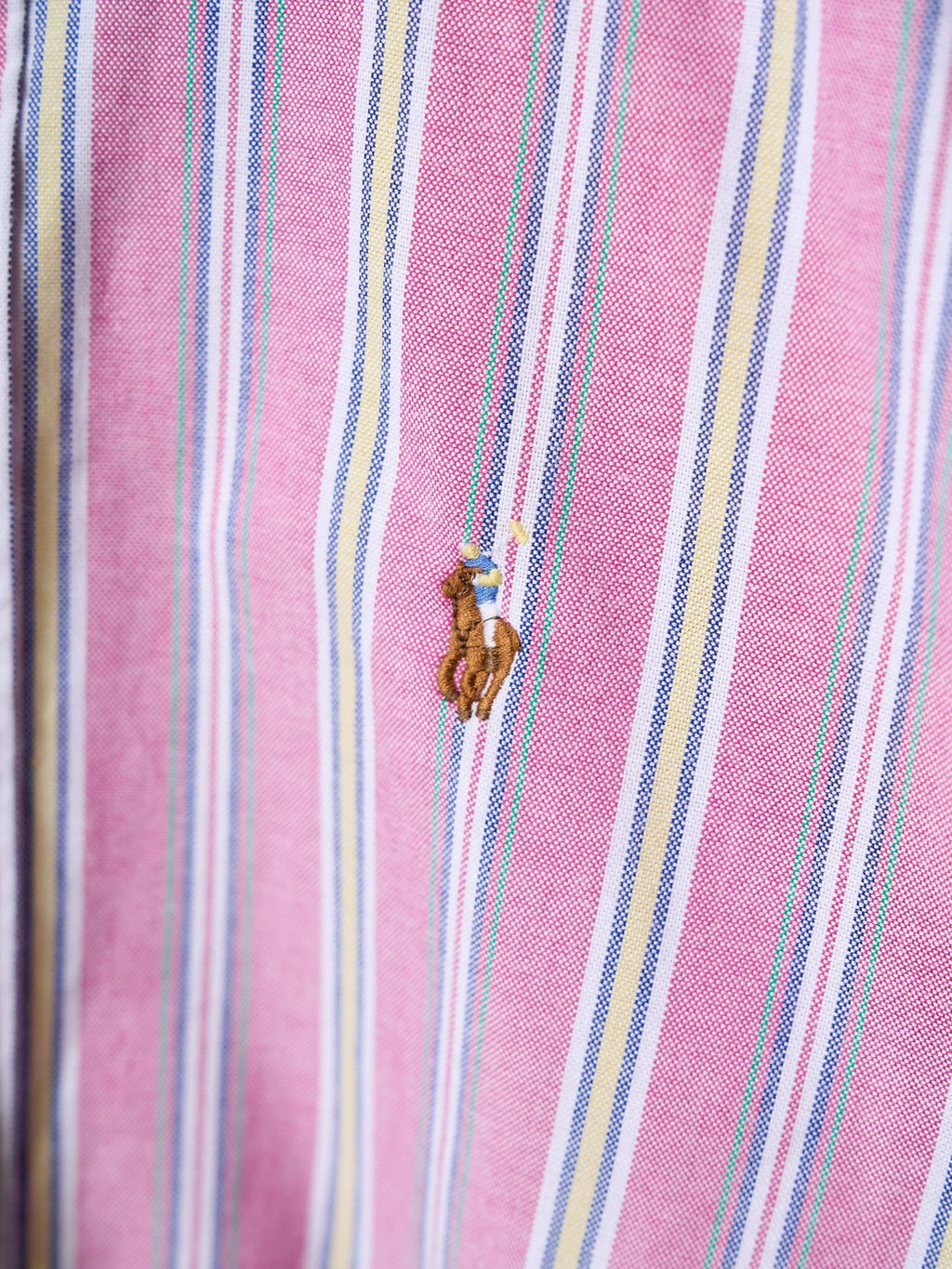 Ralph Lauren Men's Long‑Sleeve Vertical Striped Button‑Down Shirt