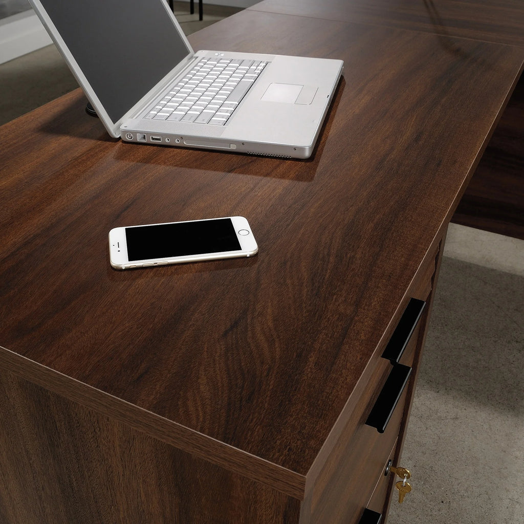 72" L-Shaped Engineered Wood Computer Desk A944