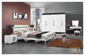 King Size Bed Nightstand Dresser Wardrobe S467