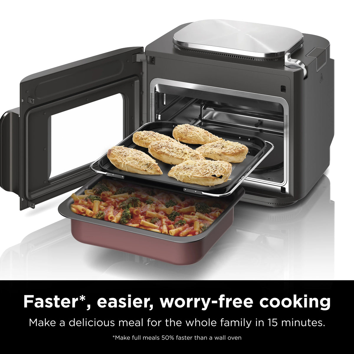 10-in-1 Stainless Steel Multicooker Oven Air Fryer J714