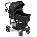 2-in-1 Foldable Newborn Infant Baby Stroller Black S80366