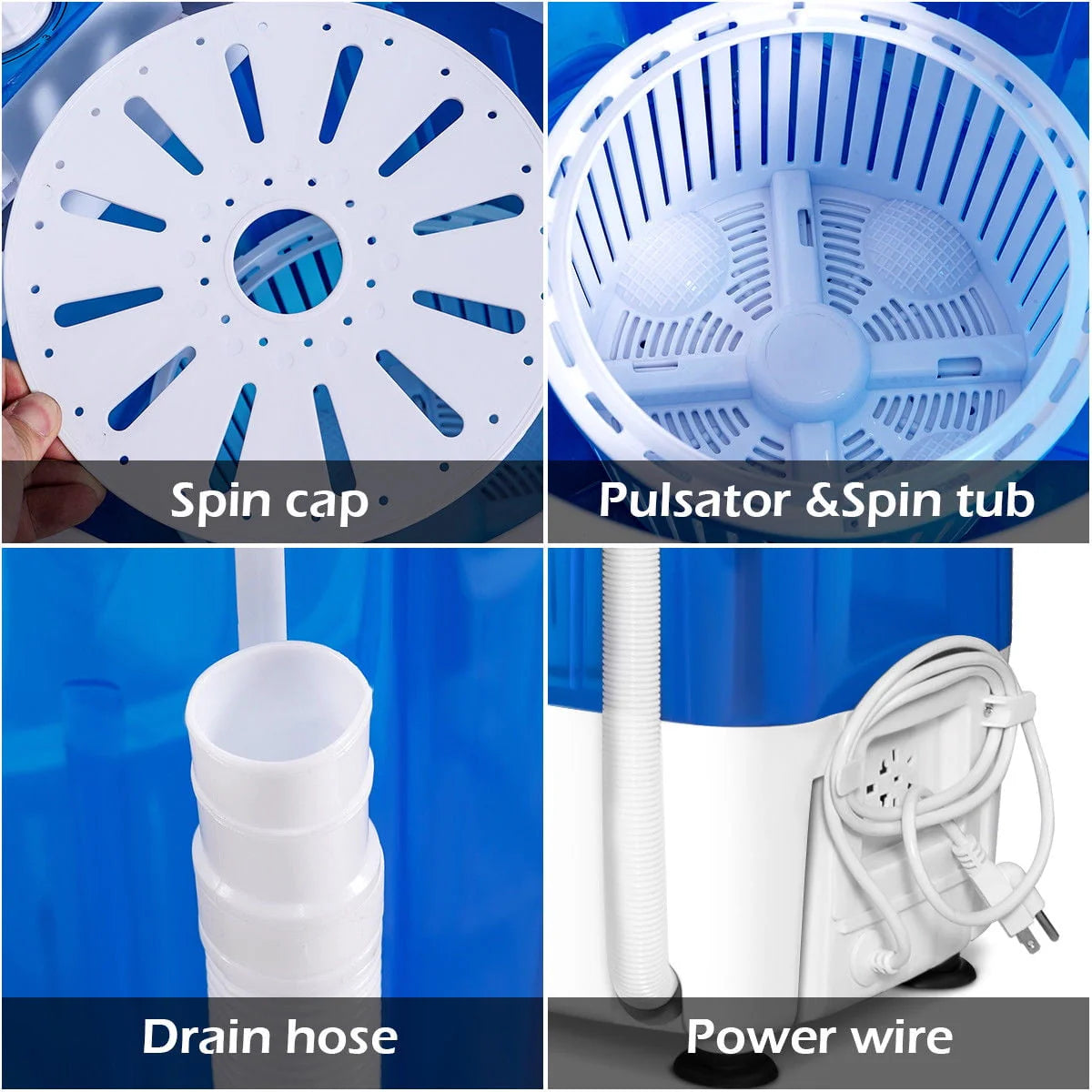 Portable Mini Compact Washing Machine L6115