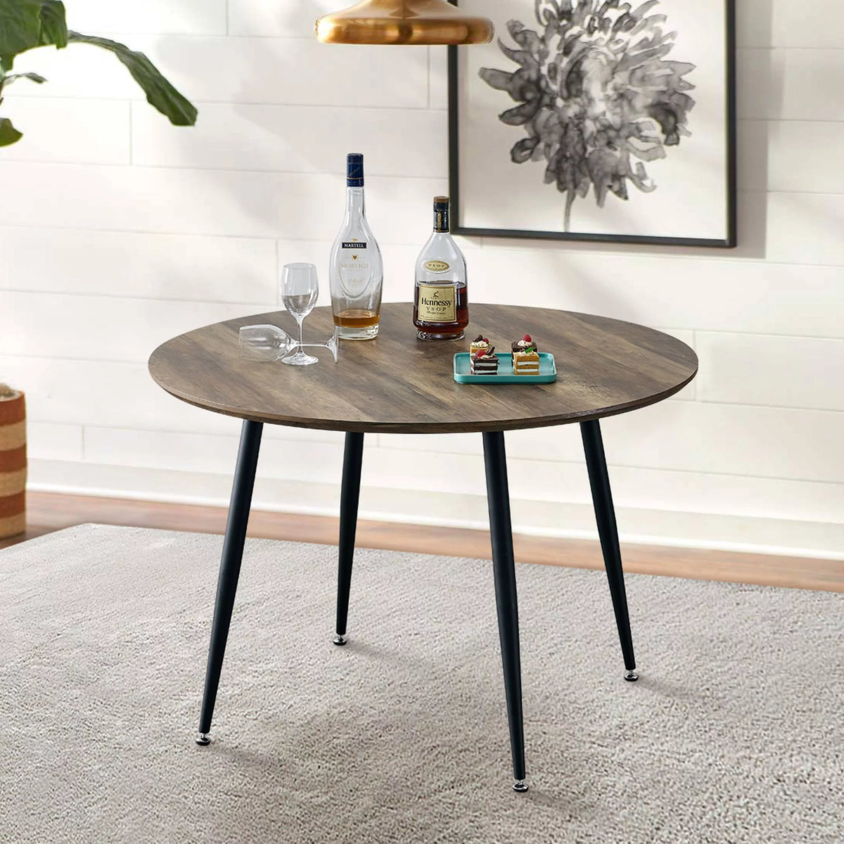 44.8 inch MDF Round Dining Table E832349