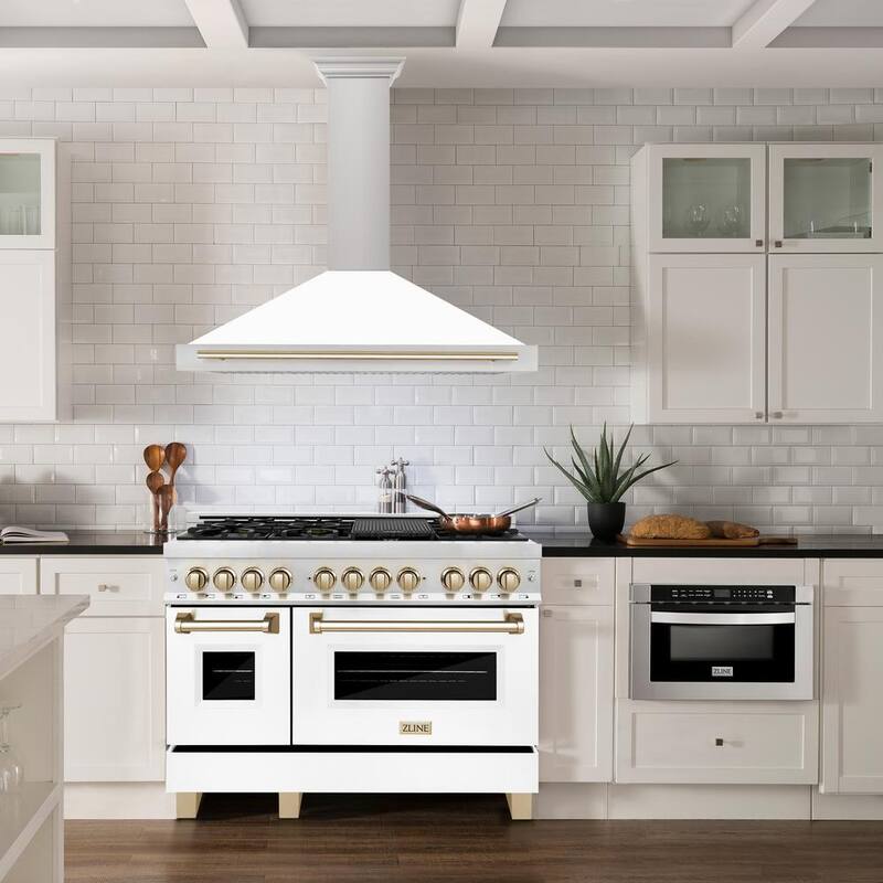 48 in. 400 CFM Ducted Wall Mount Range Hood in Stainless Steel L297992