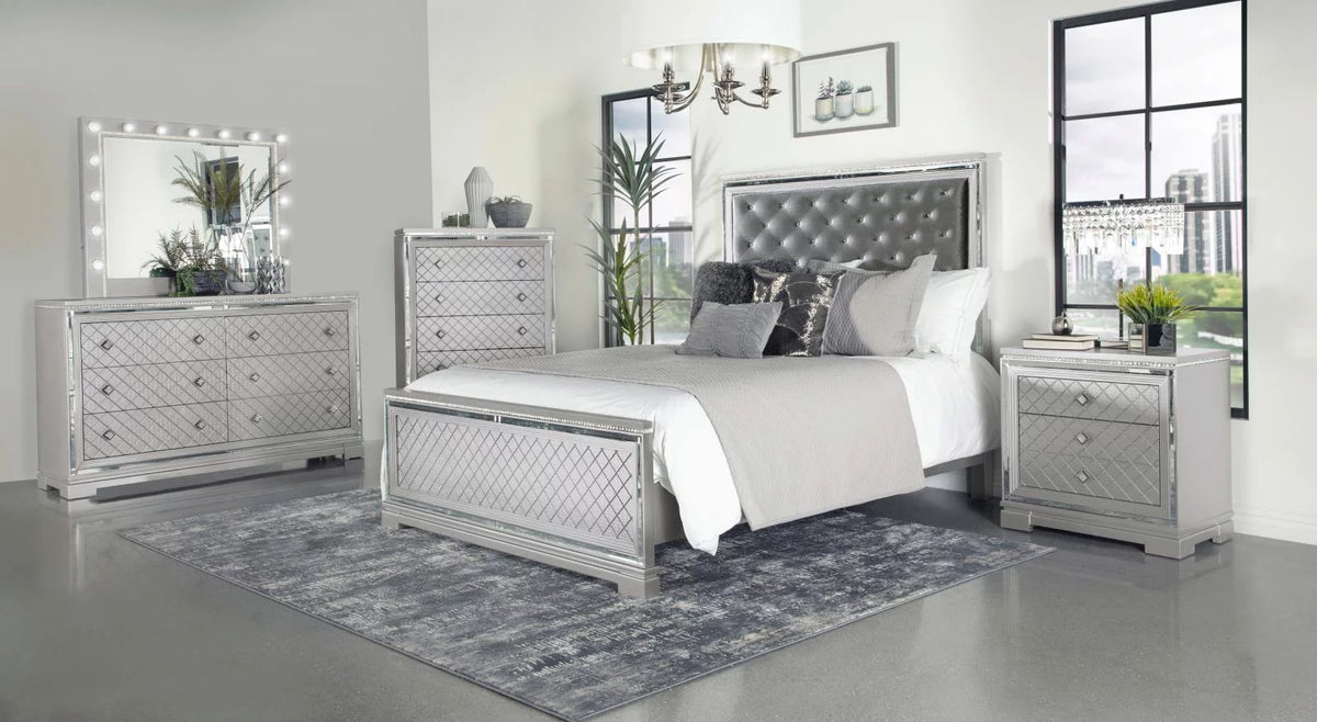 Upholstered Tufted Bedroom Set A201007