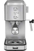 Slim Espresso Machine with 20 Bars of Pressure Stainless Steel A1421