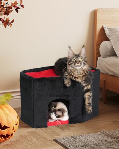 Beige Cat Tree Tower with Perch and Scratching Post Q8630