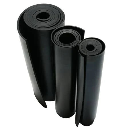 Black 3/16 in. 60A Neoprene Rubber Sheet H8463
