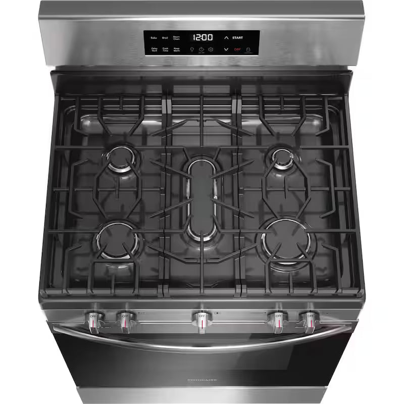 5 Burner Freestanding Gas Range in Stainless Steel P988