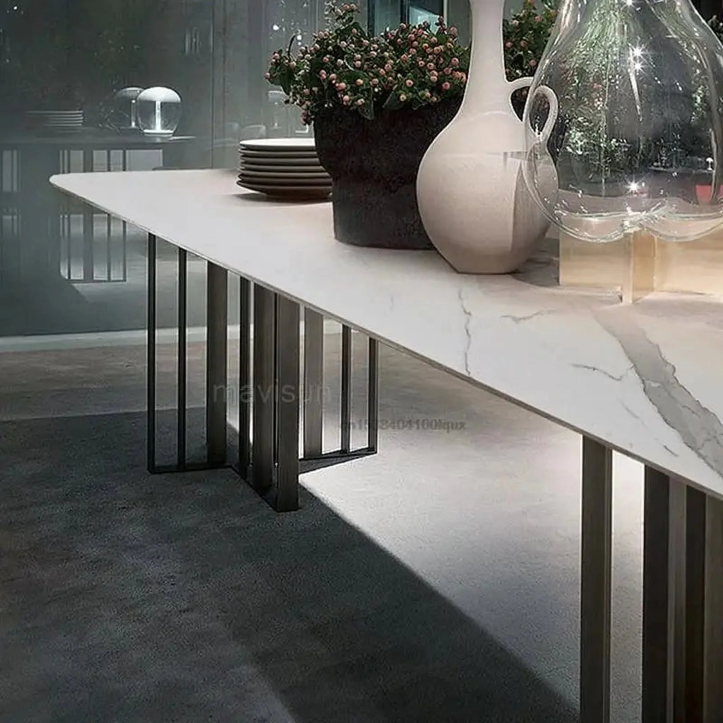 Marble Board Dining Table Set N111185