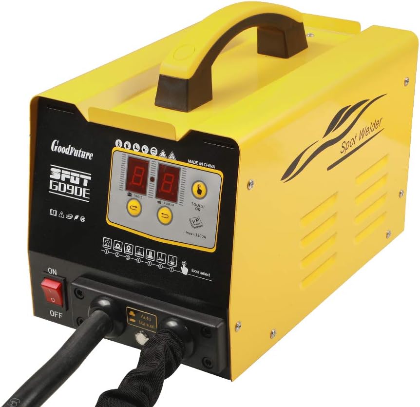 Vehicle Panel Spot Puller Dent Spotter 3500A 7 Modes 3KW Spot Welding Machine 110V H403794