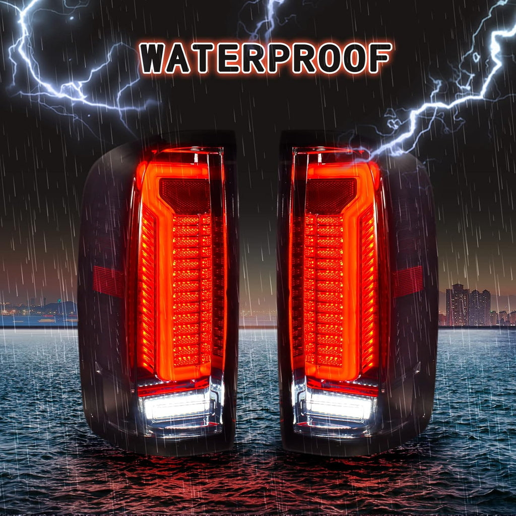 Black Smoked Lens LED Tail Lights A438911