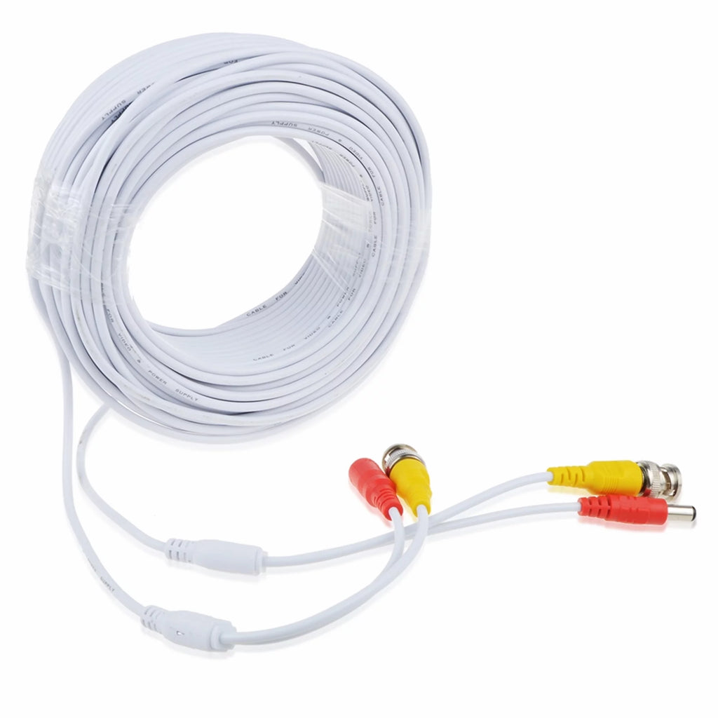 White 150ft BNC Extension Power Cable N4493