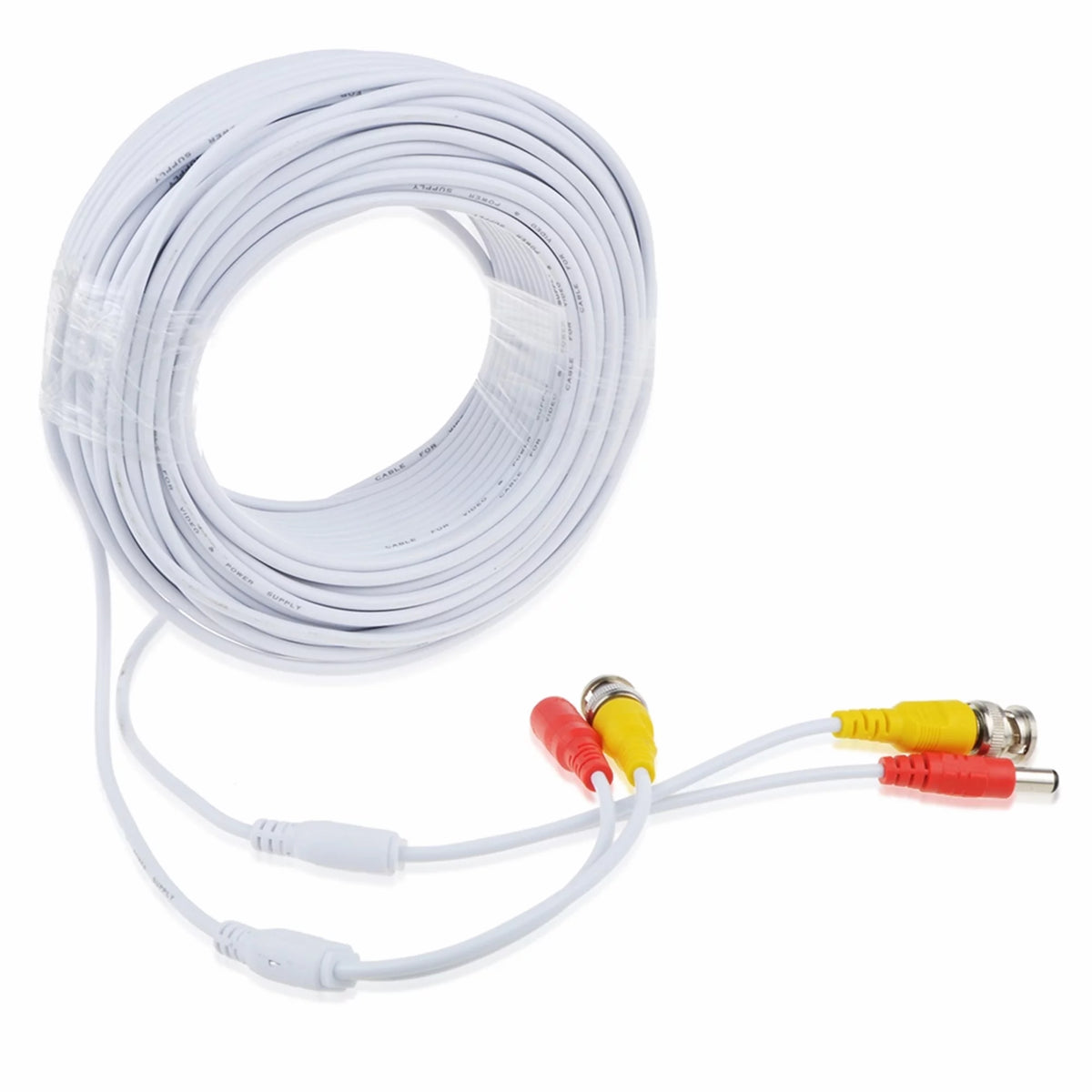 White 150ft BNC Extension Power Cable N4493