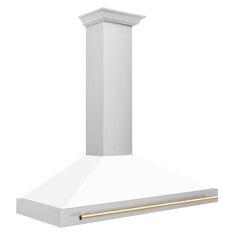48 in. 400 CFM Ducted Wall Mount Range Hood in Stainless Steel L297992