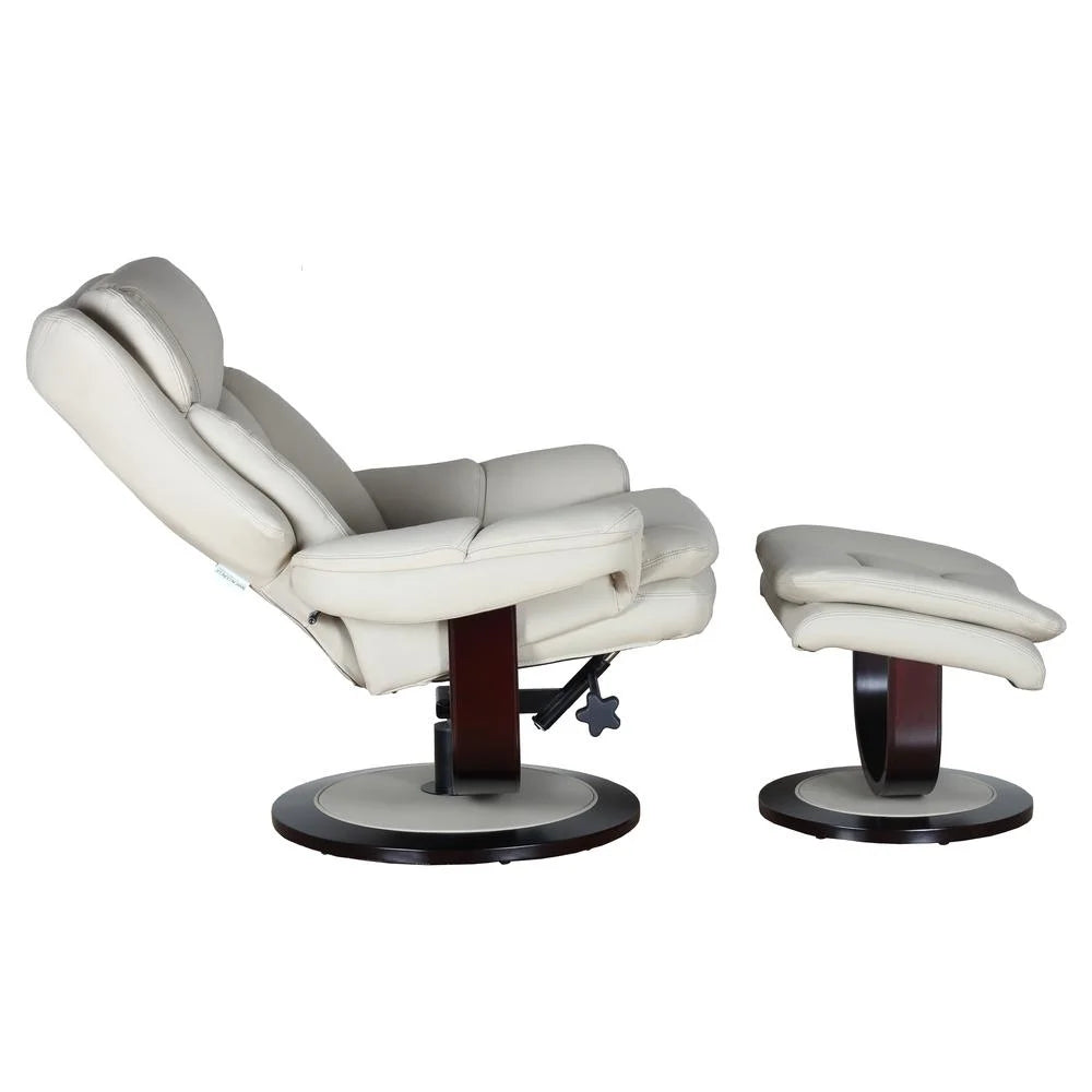 Swivel Pedestal Recliner with Ottoman P36375