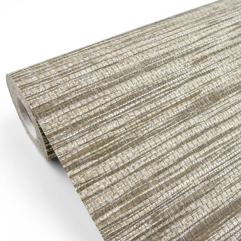 Brown Grasscloth Wallpaper F380
