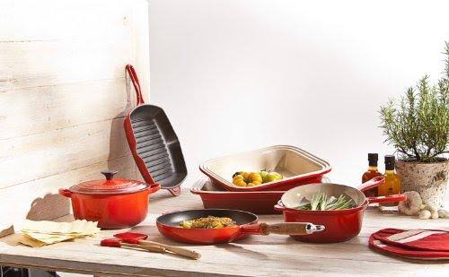 Enameled Cast-Iron Square Skillet Grill N430