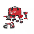 18V Lithium-Ion Brushless Cordless Grinder & 3/8 in. Impact Wrench Combo Kit V9773
