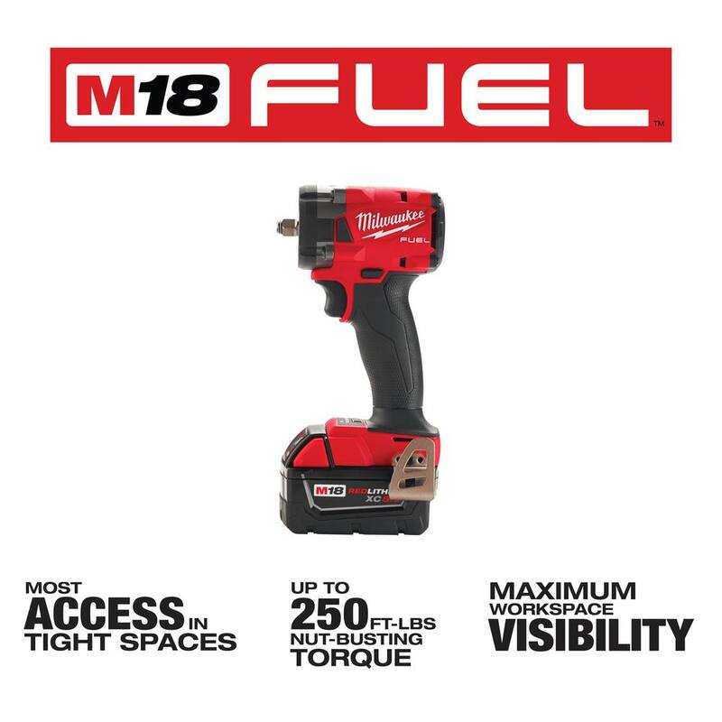 18V Lithium-Ion Brushless Cordless Grinder & 3/8 in. Impact Wrench Combo Kit V9773