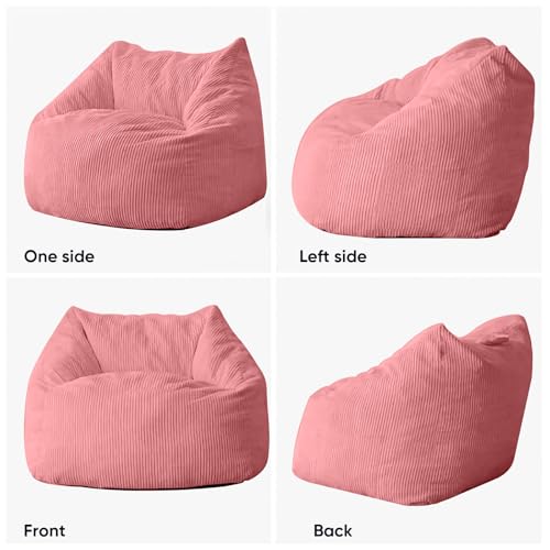 Black Memory Foam Bean Bag Chair W691