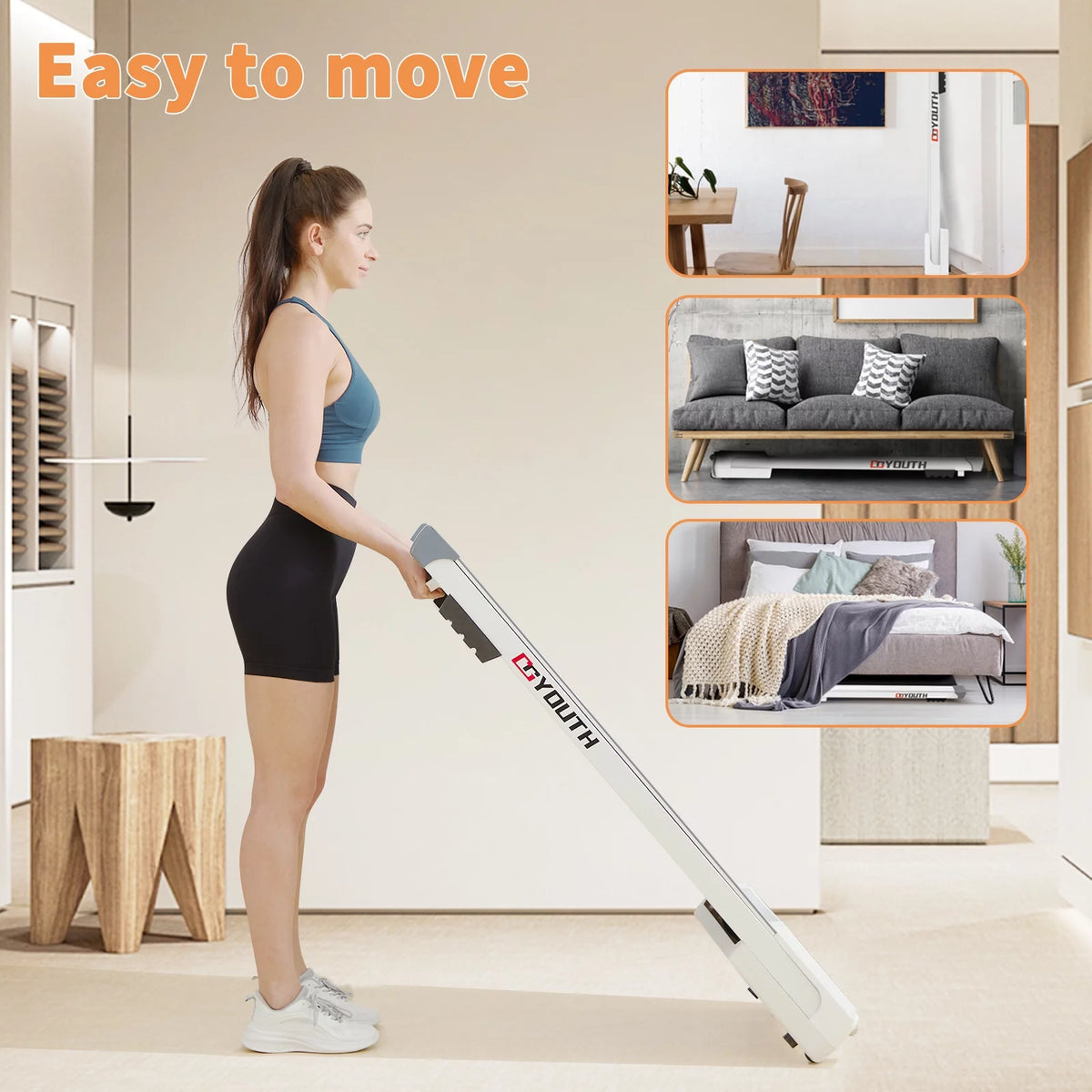 Under Desk Treadmill with Remote Control E842598