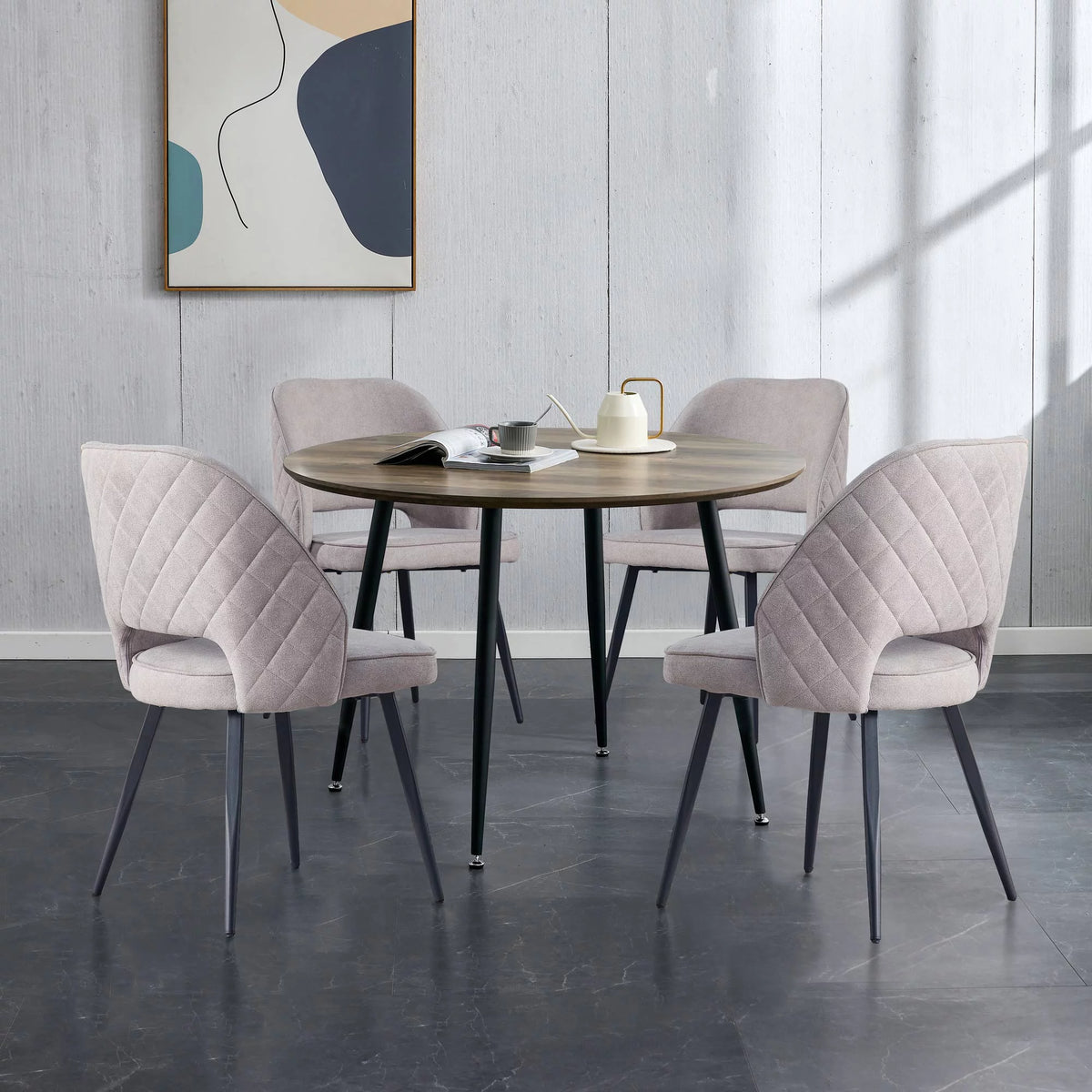 44.8 inch MDF Round Dining Table E832349