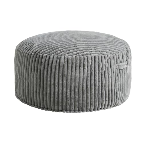 5ft Black Plush Bean Bag Chair T485147