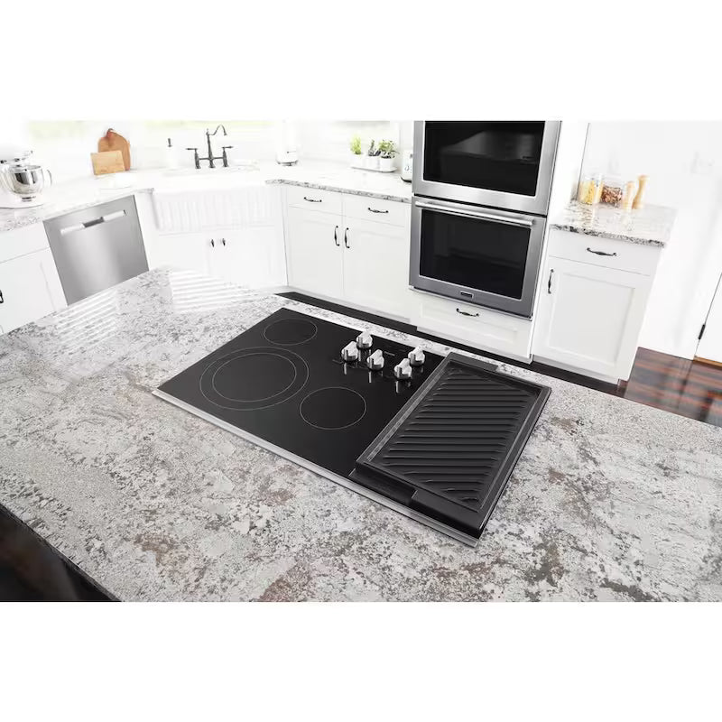 36 in. Stainless Steel Electric Cooktop with 5 Elements N8314