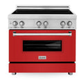 36 Inches 4.6 cu. ft. Red Matte Induction Range N773