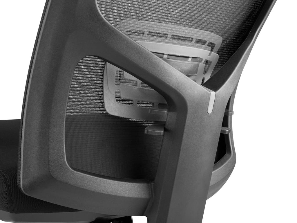 Ergonomic Office Chair with Foam Seat, Adjustable Headrest, Lumbar Support, Armrests R39164
