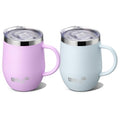 12 oz Stainless Steel Insulated Tumbler with Lid and Straw Q675818