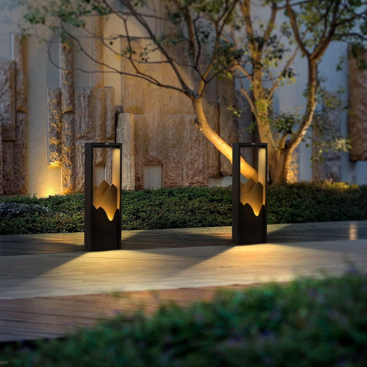 Stainless Steel 3000K LED 26 Inches Outdoor Bollard Lighting V834