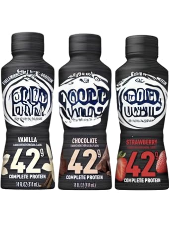 High Protein Milk Shake 42g Pack of 12 3 Flavor Pack F942952