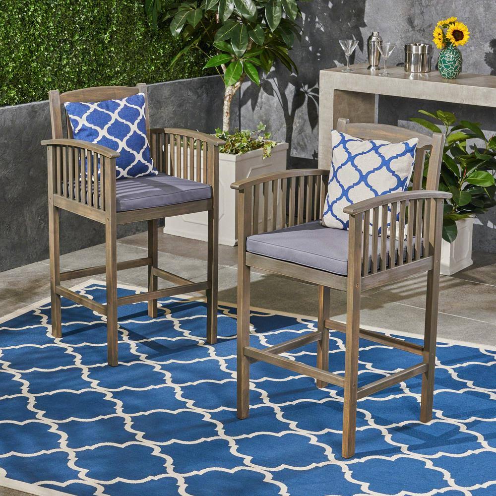 Acacia Outdoor Barstools Set of 2 S5276