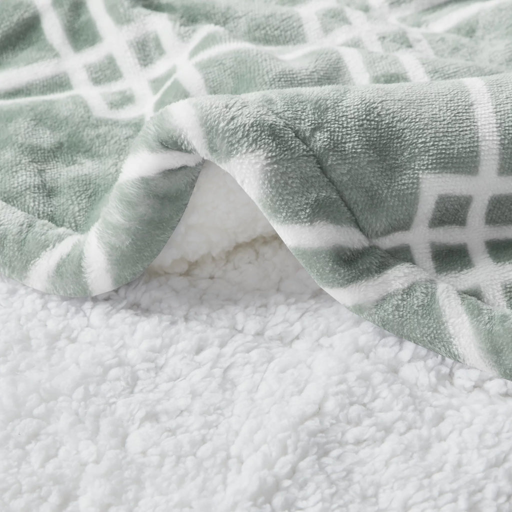 Ultra Soft Plush Electric Heated Throw Blanket 50"x 60" Z9143