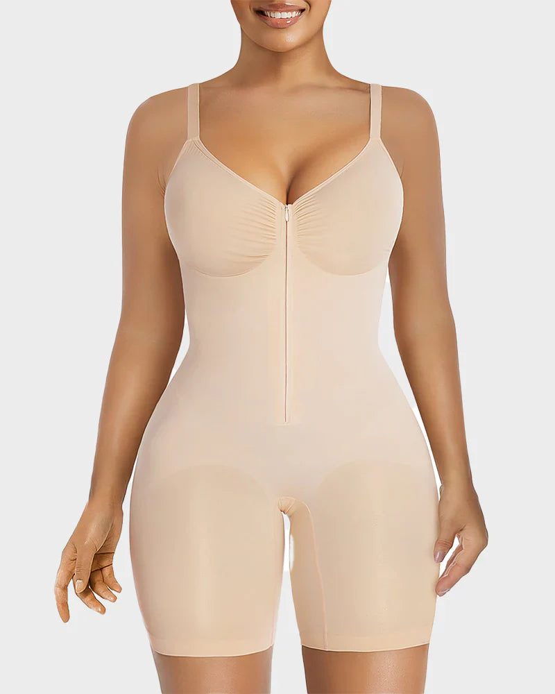 Women's Tummy Control Zip Bodysuit M41506
