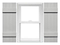 4 Board and Batten Vinyl Shutters 1 Pair 14 x 51 Paintable B366
